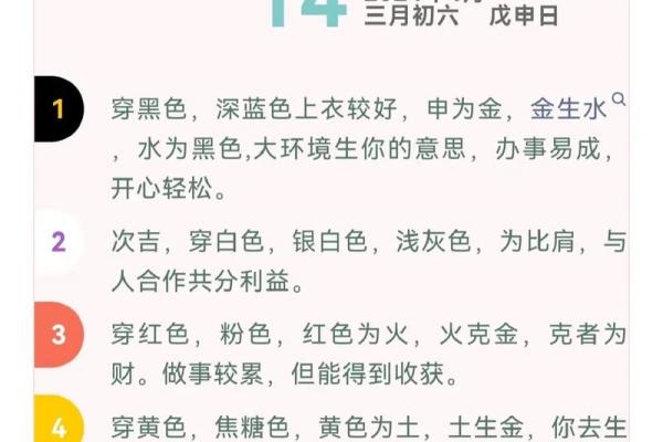 每日五行穿衣指南2025年4月19日