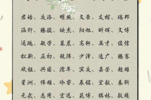 2019年3月30号丑时出生的男孩如何起名姓名